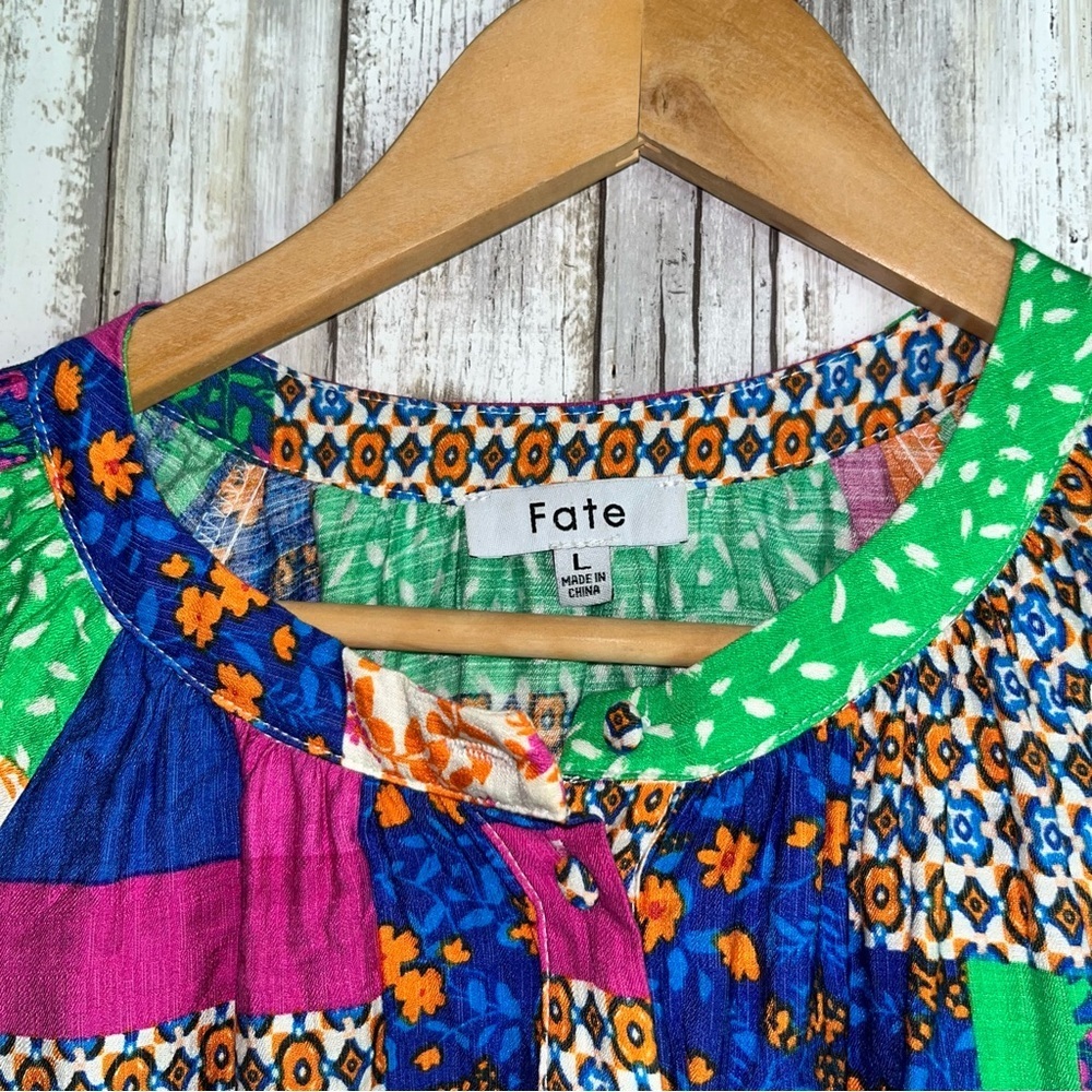 Fate All In Good Time Patchwork Dress - Picture 6 of 8